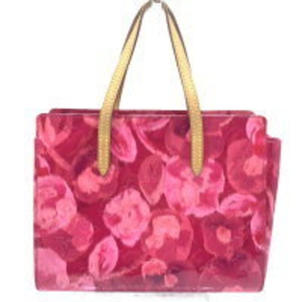 Louis Vuitton Vernis Catalina Ikat Flower Handbag Rose Pink Andian Pink